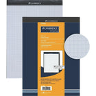 Cambridge Premium Pad, quadrillé, blanc, 8-1 / 2 "x 11-3 / 4", 80 feuilles-Endos extra rigide pour une bonne surface d'écriture