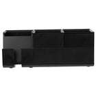 Bostitch Office Konnect Range-tout empilable, ensemble de 4 pièces, noir-Ports USB intégrés et station d’ancrage double pour cellulaire intégrée pour la connexion et le chargement de l'appareil