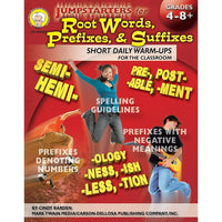 Livre numérique : Mark Twain - Jumpstarters for Root Words, Prefixes, and Suffixes, 404081-EB, 4e à 8e année-Vous recevrez deux courriels : le premier confirmant la totalité de votre commande et le second comportant un lien de téléchargement. Vous pourrez utiliser le lien de téléchargement immédiatement ou plus tard, comme vous le voulez.