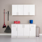 Prepac Ensemble de rangement B Élite de 64 po - 5 pièces, blanc-Capacité totale : 180 lb (82 kg)