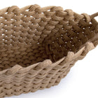 Truu Design - Panier de rangement tressage épais, 10 x 20"-Conception: un motif en jute épais tissé de manière complexe dans un ton de terre en fait une pièce de décoration shabby-chic élégante et fonctionnelle