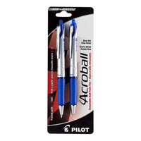 Pilot - Stylos à bille Acroball rétractables - 0,7 mm - bleu - paquet de 2-écriture sensationnelle  