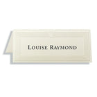 St. James™ – Marque-places gaufrés Overtures® Capital, ivoire, paq./60-Marque-places gaufrés Capital