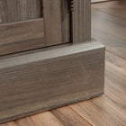 Sauder - La Collection Aspen Post Bureau - Finition Pebble Pine-Garantie limitée du fabricant de 5 ans