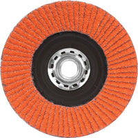 Norton - Disques À Lamelles - Quick Trim Sg Blaze R980P, 4-1/2po x 5/8po-11, Type 27, Grain 60, Céramique, paquet de 6-Matériau abrasif Céramique