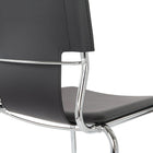 Tabouret bar Dorado, vinyle, base chrome, 30po-4