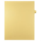 Markmaker - Intercalaires imprimes Legal, Chamois, 1/25th coupe, format lettre, sans trous, 25 tabs/PQT, 5 PQT/Boite, Numero 182-Intercalaires imprimes Legal