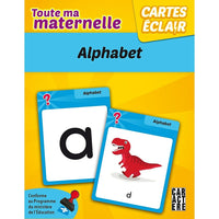 Caractère - Alphabet, maternelle-Le format de cet outil permet à lâ€™enfant non seulement de cibler les notions essentielles vues en classe afin de les réviser à la maison, mais également dâ€™étudier de façon ludique avec un adulte.