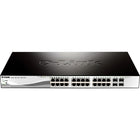 D-Link Commutateur intelligent Gigabit DGS-1210-28 à 24 ports et 4 ports SFP-24 ports Gigabit avec 4 ports SFP