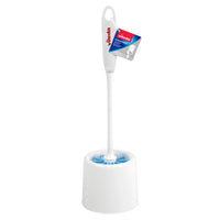 Vileda Brosse de toilette Powerfibres avec support-Optimal pour un nettoyage efficace des toilettes