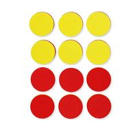 Compteurs magnétiques bicolores Learning Advantage, mousse-Parfait pour une démonstration en classe ou pour une utilisation individuelle sur des tableaux blancs en métal, des tableaux effaçables à sec, des planches à pagaie et plus encore.