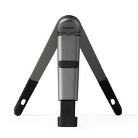 Twelve South Compass Pro pour ipad - Gris sidéral-Compass est un support pliant compact qui permet de ranger des iPads ou des tablettes en mode portrait ou paysage.