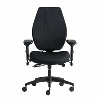  Gry Mattr + ergoCentric – Fauteuil fonctionnel airCentric 3 – Siège très grand – Noir-Mécanisme de basculement synchrone u siègee l’assise et du dossier, de la tension des ressorts, de la profondeur de l’assise et du flottement libre