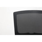 Brassex - Chaise de bureau Baker, noir-Le soutien lombaire réglable aide à réduire la fatigue du dos et favorise de bonnes habitudes de posture tout au long de la journée de travail