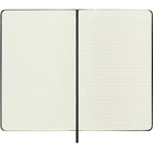 Moleskine - Carnet Rigide Grand Format À Pages Lignées Et Blanches - 5 po x 8,25 po - Noir-Papier ivoire sans acide