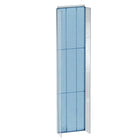 Azar Displays - Présentoir Powerwing à panneau perforé, 14 x 60 po, bleu (700354-BLU)-Bleu/plastique