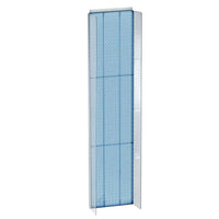 Azar Displays - Présentoir Powerwing à panneau perforé, 14 x 60 po, bleu (700354-BLU)-Bleu/plastique