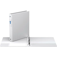 Reliure Essential de Davis Group, 1.0 po anneau rond, blanc-Reliure économique à 3 anneaux, blanche, anneau rond de 1 po, peut contenir jusqu’à 200 feuilles de papier