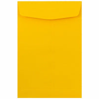  JAM Paper - Enveloppes pour catalogue à extrémité ouverte - 6 x 9 - jaune tournesol - paquet de 50-Couleur : jaune tournesol.