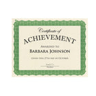 Geographics - Certificats de bordure verte papier cartonné - 8,5" x 11" - Papier de canne à sucre - Paquet de 15-Les certificats de récompense poids lourds imprimables attrayants sont le moyen le plus sincère et le plus abordable de féliciter, récompenser ou marquer une étape importante.