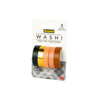 Ruban washi Scotch,0,39 po x 196 po, 5 rouleaux/paquet (C1017-5-P5)-0.39" W in x 5.5yd L