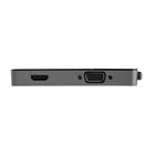 StarTech - Adaptateur USB 3.0 vers HDMI et VGA, Convertisseur d'adaptateur multiport pour deux moniteurs USB Type-A 4K/1080p-Longueur du câble: 15 cm (4,3 po)