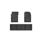 WeatherTech - Ensemble de 3 tapis universels AVM (All Vehicle Mat) prêts à couper, noir-Tapis universels prêts à couper pour un ajustement quasi-personnalisé
