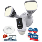 Swann - Camera de securite Floodlight Wi-Fi intelligent 1080p avec compatibilite Amazon Alexa et Google Assistant - Blanc-Creez un ecosysteme en combinant le projecteur avec d'autres cameras Wi-Fi et un systeme filaire, et la derniere application Swann Security