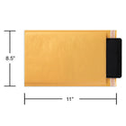 Staples - Emballage à bulles QuickStrip *, enveloppes rembourrées, n ° 2, 8-1 / 2 "x 11", paquet de 12-Les coutures latérales, sans couture inférieure, garantissent un soutien et une solidité accrus pour une expédition sécurisée.