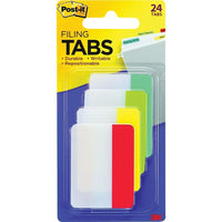 Post-it® – Onglets de classement durables, couleurs variées, paq./24-Écriture facile avec un stylo
