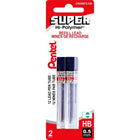 Pentel - Recharges pour portemines, 0,5 mm, qualité HB, 2 paquets de 12 mines-0,5 mm