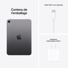 Apple – iPad mini, écran Liquid Retina 8,3 po, Wi-Fi, puce A15 Bionic, 64 Go, iPadOS 15, gris cosmique-Enregistrement vidéo 4K à 24 ips, 25 ips, 30 ips ou 60 ips, enregistrement vidéo 1080p HD à 25 ips, 30 ips ou 60 ips, enregistrement vidéo 720p HD à 30 ips