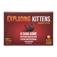 Exploding Kittens - Chatons Explosants Édition Originale-Un jeu de cartes pour les amateurs de chatons, d'explosions, de rayons laser et parfois de chèvres. À partir de 7 ans