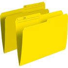Staples – Chemises de classement de couleur, format lettre, 8 1/2 x 11 po, jaune, paquet de 100-Créez des codes couleur pour un accès facile à vos dossiers