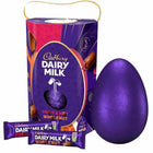 Cadbury - Œuf de Pâques au lait aux fruits et noix - 249g-Une barre de Dairy Milk Fruit & Nut de 49 g et une barre de Dairy Milk Wholenut de 43 g