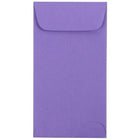 JAM Paper - Enveloppes à monnaie no 7, 6,5 x 3,5 po, papier couleur violet vif, 100/paquet (1526758G)-Couleur : Violet