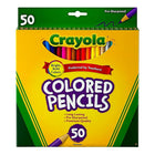 Crayola Crayons de couleur, couleurs variées - 2 paquets de 50 crayons-Les différentes couleurs offrent une palette riche et variée pour vous garder calme, frais et joyeux