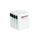 SKROSS - Adaptateur de Voyage Monde MUV Micro - Blanc-Adaptateur de voyage Compact World MUV Micro pour les voyageurs du monde entier