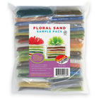Sandtastik – Ensemble complet d’échantillons de sable floral coloré-Le grain est grossier et a un éclat naturel