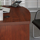 Sauder 59"W La Collection Affirm Bureau Ministre - Finition Classic Cherry-  Conforme à la norme BIFMA x5.5 en matière de sécurité, de durabilité et de performance structurelle