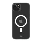 AXS - ULTRA CLEAR etui Compatible avec MagSafe teste contre les chutes pour Apple iPhone 14 Plus, Transparent-Design minimaliste offrant une protection contre les chutes de 6 pieds