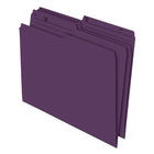 Staples – Chemises de classement de couleur, format lettre, 8 1/2 x 11 po, violet, paquet de 100-Créez des codes couleur pour un accès facile à vos dossiers