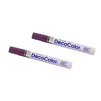 JAM Paper Marqueurs de peinture opaque à point large, Violet prune, 2 / paquet (526300PLa)-Couleur :  Violet prune