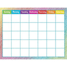 Tableau de calendrier à gribouillis coloré de ressources créées par l'enseignant, paquet de 6-Personnalisez votre salle de classe avec des titres mensuels et des jours calendaires coordonnés