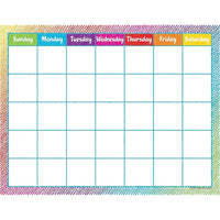 Tableau de calendrier à gribouillis coloré de ressources créées par l'enseignant, paquet de 6-Personnalisez votre salle de classe avec des titres mensuels et des jours calendaires coordonnés