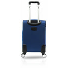 TUCCI Italy - TURISTA Valise à roulettes 30 po - Bleu-Tissu Oxford imperméable