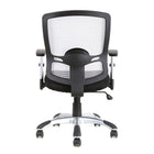 Fauteuil bureau TygerClaw en filet à dossier moyen (TYFC2319)-Base robuste en nylon durable avec roulettes doubles à surfaces multiples
