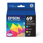 Epson - Cartouches d'encre 69 - Capacité standard - Noir/Couleur CMJ-Qualité photo supérieure à celle des photos de labo