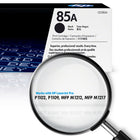 Cartouche de toner LaserJet noir HP 85A (CE285A)-La fiabilité inégalée des cartouches HP d’origine se traduit par une commodité constante et une meilleure valeur