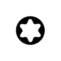 Klein Tools - Tournevis Klein A/Manche Caoutchouté-Tournevis Torx À Tige Ronde, paquet de 4-Type de prise Prise coussinée